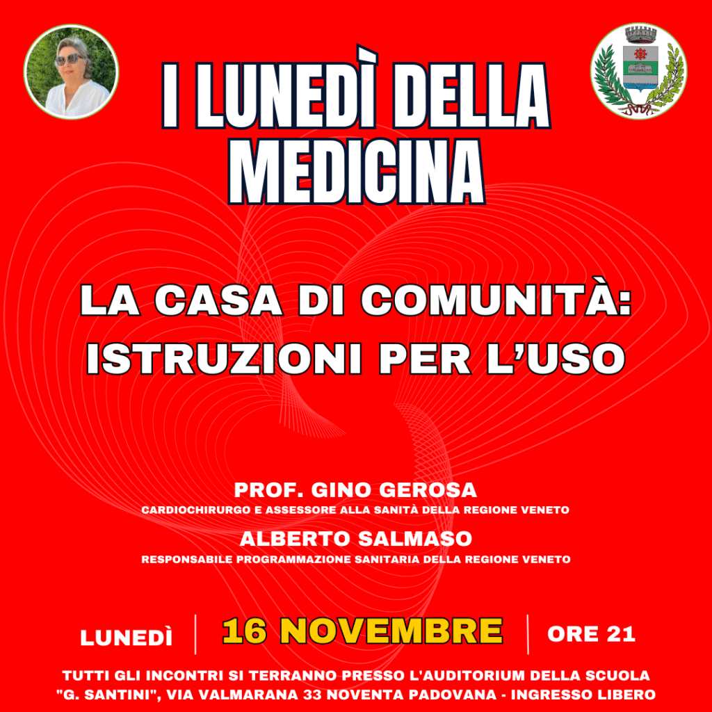 Locandina Lunedì 16 Novembre 2026 - La casa di comunità: istruzioni per l’uso